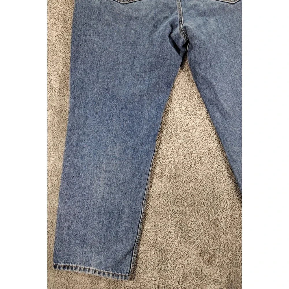 Levi's Strauss & Co Jeans Mens Sz 42x32 550 Relaxed Fit Straight Leg Denim Blue - Picture 14 of 16